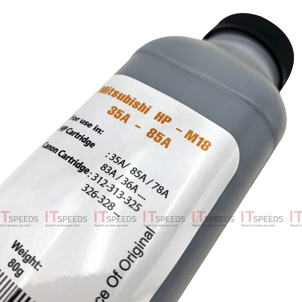 Mực Nạp Hộp Mực Máy In Trắng/Đen Các Mã 35A, 36A, 85A, 83A, 78A, 79A, 48A, 312, 325, 326, 328, 337 Mitsubishi HP M18