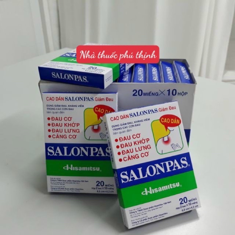 ✅  salopas cao dán hộp lớn 40 miếng, date xa