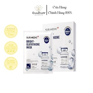Mặt Nạ SUR.MEDIC BRIGHT GLUTATHIONE MASK 30G KoreaStore247