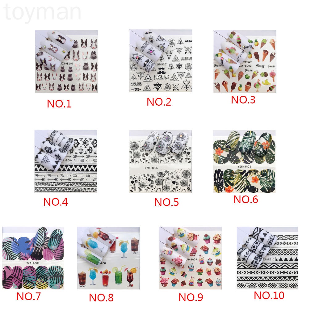 Miếng dán 3D trang trí móng tay chuyên dụng hợp thời trang