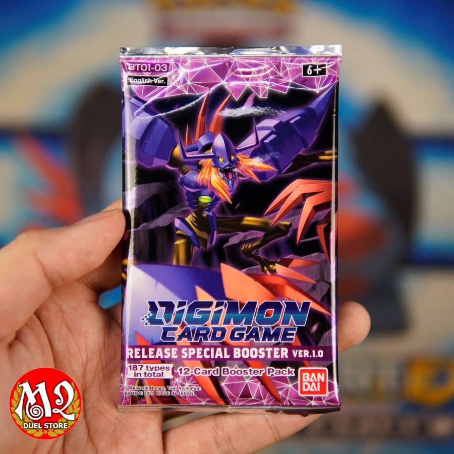 Gói thẻ bài Digimon Card Game: Booster Pack VER.1.0 - M2 Special Edition  - Giao pack hình ngẫu nhiên