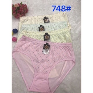 quần lót bà già 💖 Freeship từ 50k 💖  combo 10 chiec quần lót bà già chất thun cotton mền, thấm hút mồ hôi