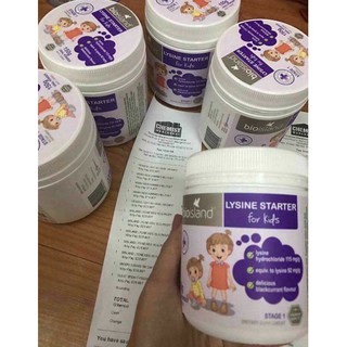 Lysine cho bé từ 1 tháng tuổi - Bio island Úc