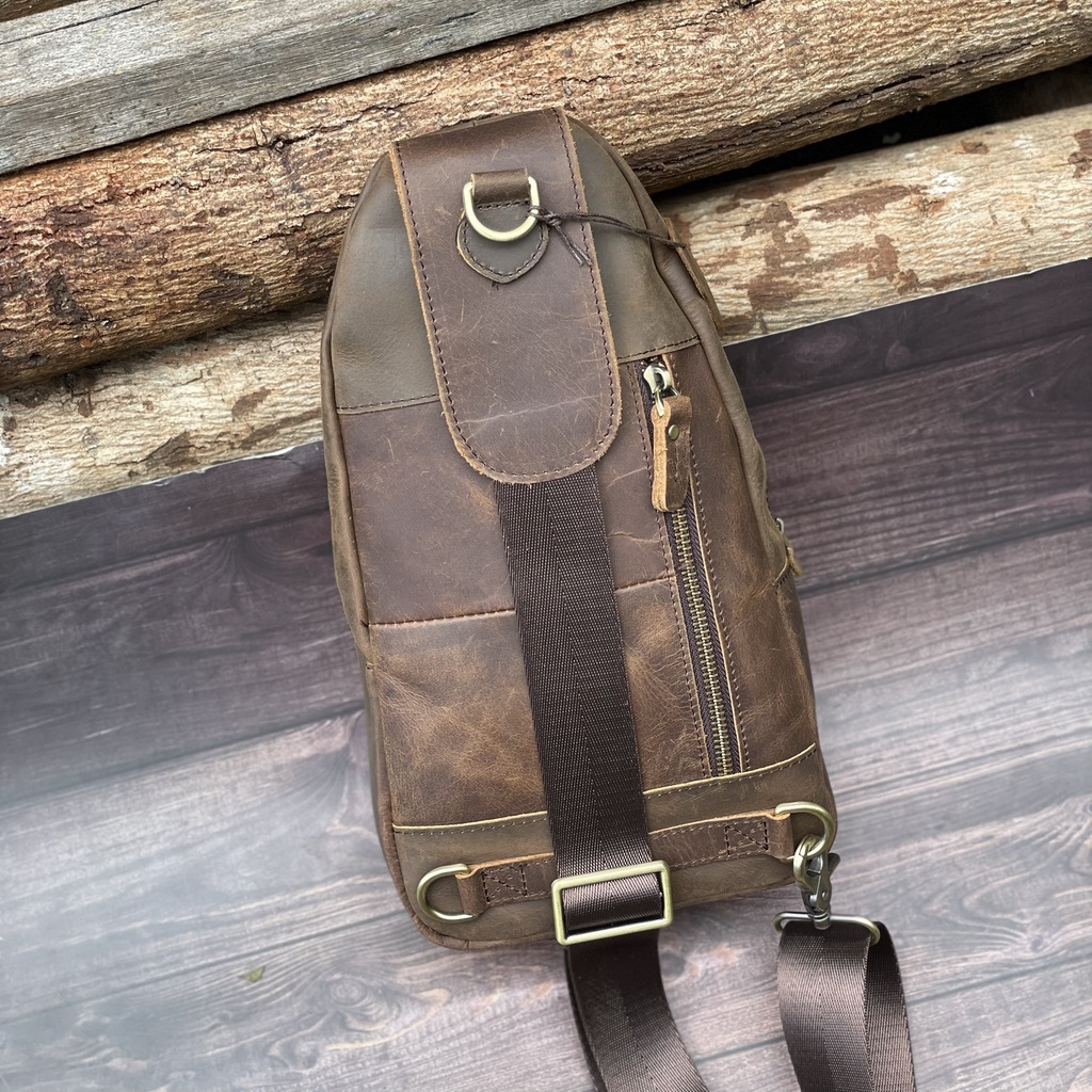 TÚI ĐEO CHÉO DA BÒ SÁP CAO CẤP DB115