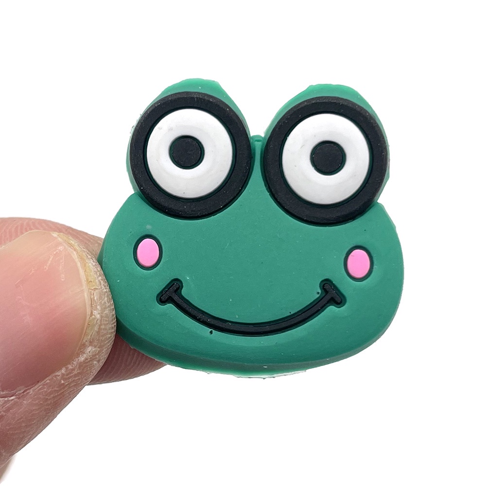 Jibbitz chủ đề ếch dễ thương crocs DIY  Shoe Charms pvc accessories  Phụ kiện dép Với 1000 Mẫu Lựa Chọn Quà tặng cho nam và nữ