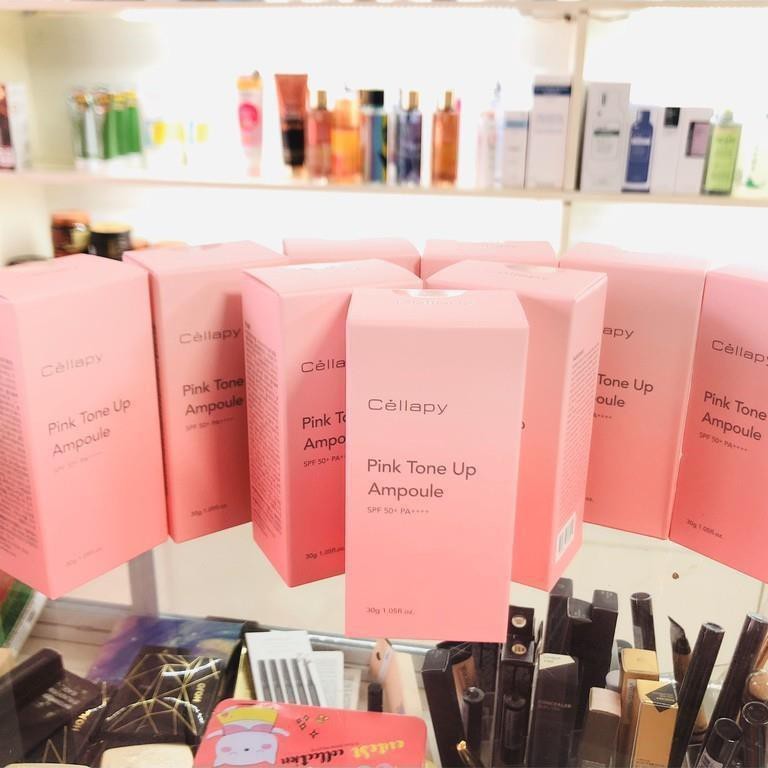 Dưỡng trắng hồng, Serum Cellapy Pink Tone Up Ampoule SPF50+ PA++++ | BigBuy360 - bigbuy360.vn