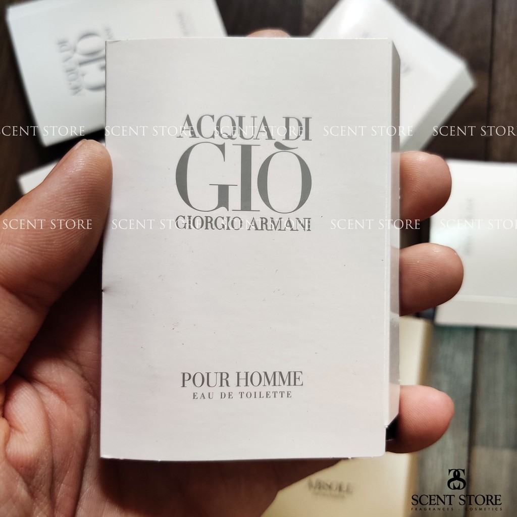 Scentstorevn - Vial chính hãng nước hoa Armani Gio Pour Homme, Profumo, Absolu, Profondo [1.2ml]