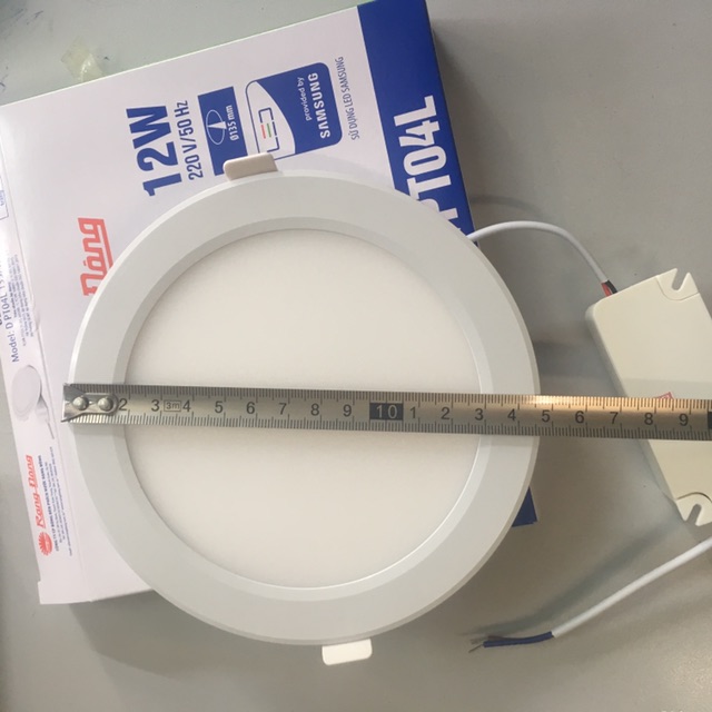 Đèn led âm trần siêu mỏng 12w rạng đông.