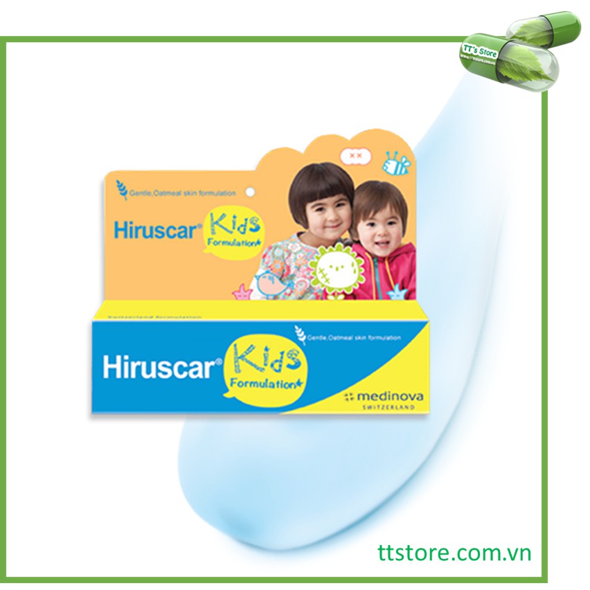 HIRUSCAR KIDS - Giảm sẹo và vết thâm, ngứa dành cho trẻ em [Hiruscar Kid, Hirusca]