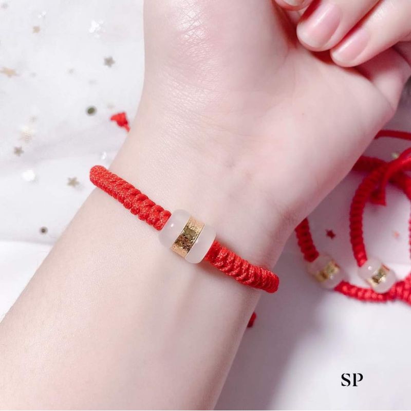 VÒNG TẾT LU THỐNG BẠCH NGỌC MẠ VÀNG