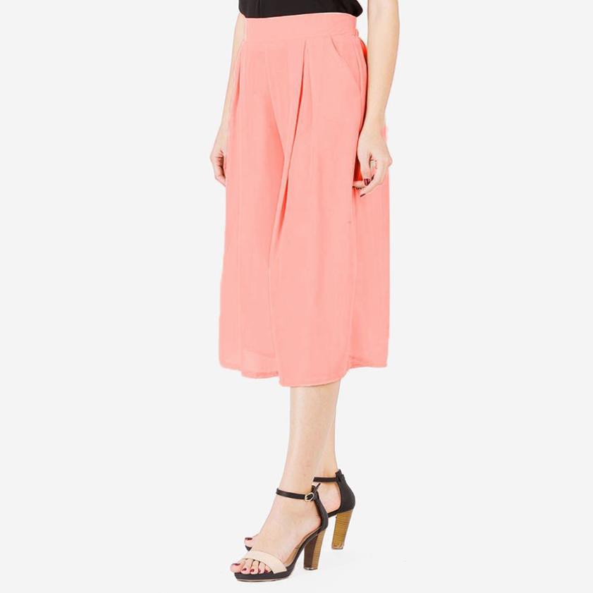 Quần Culottes Nữ Công Sở Lửng Ống Rộng Vải Chiffon Voan WM QUAN 037 ❣️