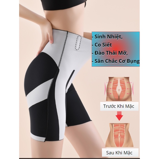 Quần legging ozon nano thông hơi lưng cao không đường may định hình cơ thể dành cho nữ, giảm eo tạo dáng