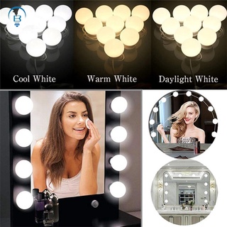 🚀kho sẵn sàng🚀 Đèn Led Gắn Gương Bàn Trang Điểm, Đèn Led Dán Trang Trí Gương Bộ - Tăng Giảm Ánh Sáng 3 Chế Độ chiếu sáng gương trang điểm 2/6/8/10/12 bóng