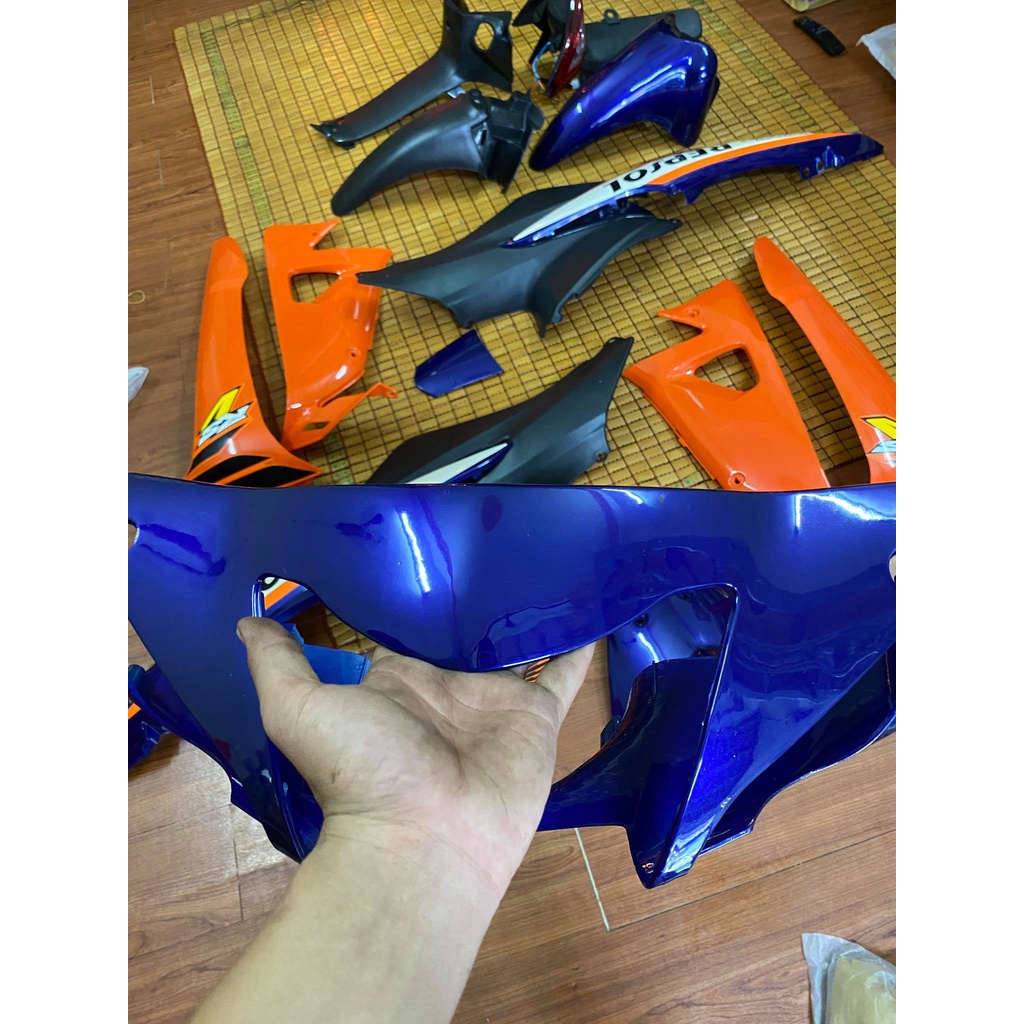 Dàn áo Wave A/Rs/S 100 hàng Việt Nam loại 1 màu Repsol