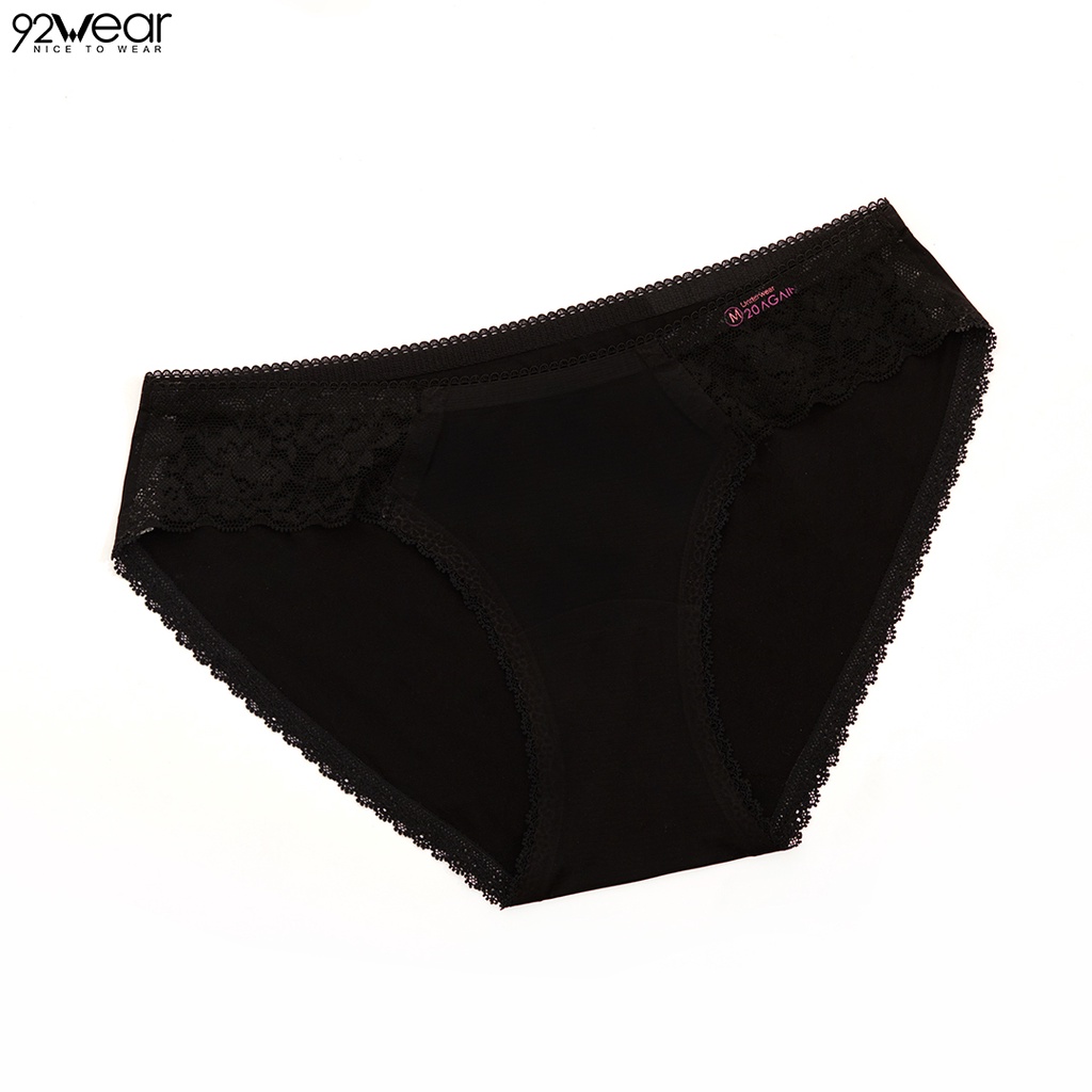 Quần lót phối ren 20AGAIN kháng khuẩn, mềm mại, thoáng mát QUA0117