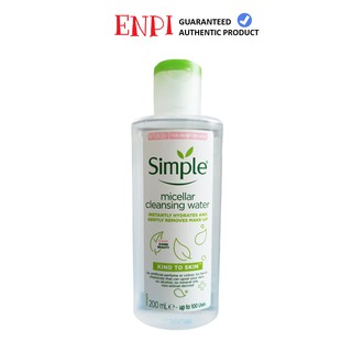 Nước tẩy trang Simple Micellar Cleansing Water