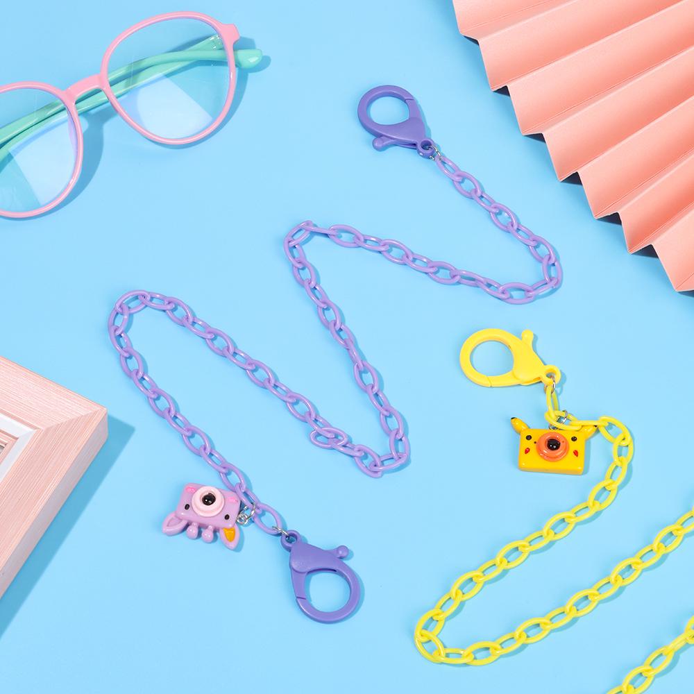 ESPO Dây Đeo Mắt Kính Hình Máy Ảnh Hoạt Hình Bằng Acrylic Chống Thất Lạc