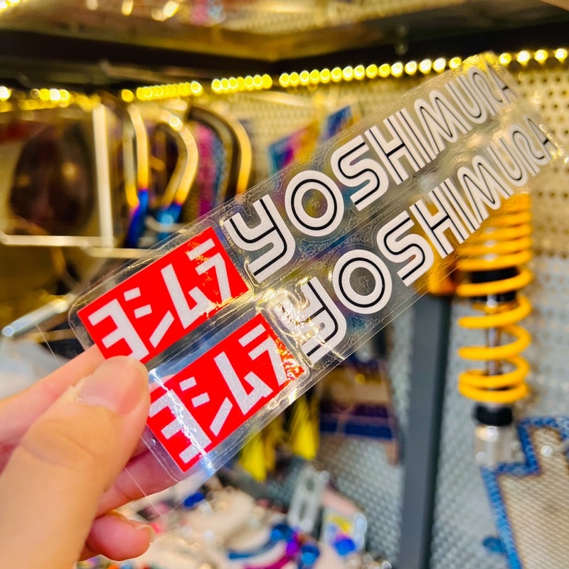 [ 1 cặp ] Tem Dán Phuộc Yoshimura ghép nổi trên mọi nền màu ✌ sẽ