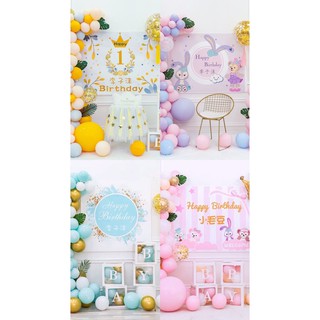 In phông bạt sinh nhật( miễn phí  in tên tuổi theo yêu cầu)