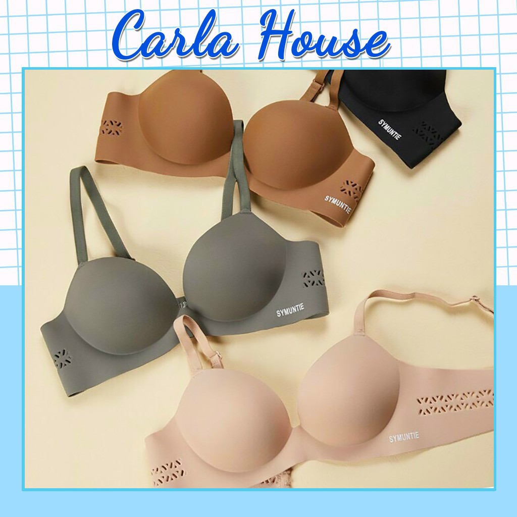 [Che Tên] Áo lót su CARLA không gọng, đệm bàn tay - mút thông hơi - dây lưng khoét lỗ