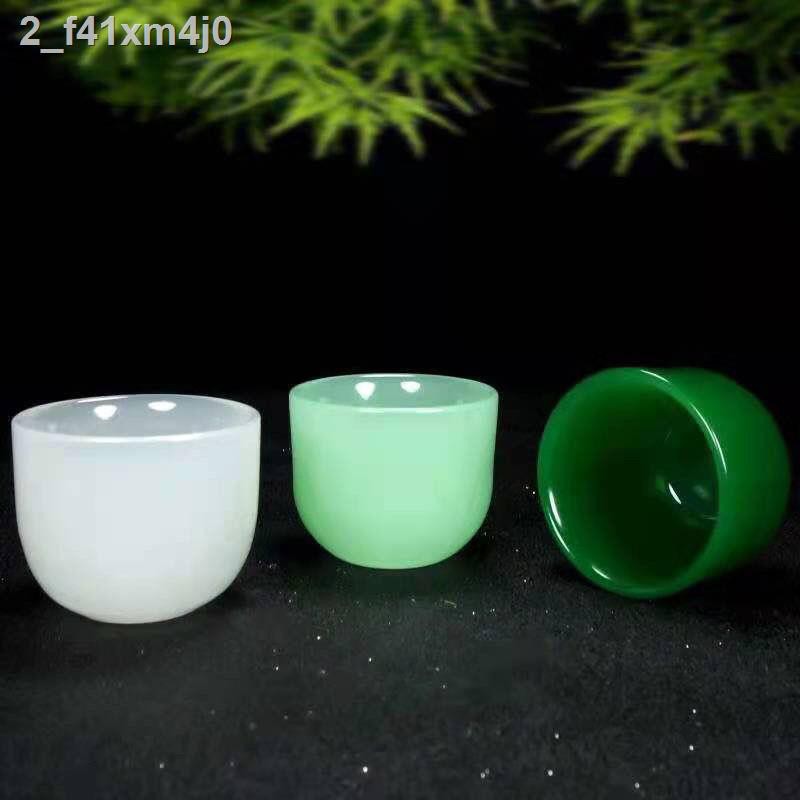 ♤ ✾ ✠☒Tách ngọc Afghanistan tự nhiên, chén rượu, bộ trà Kung Fu, bích cao cấp, ấm đơn,