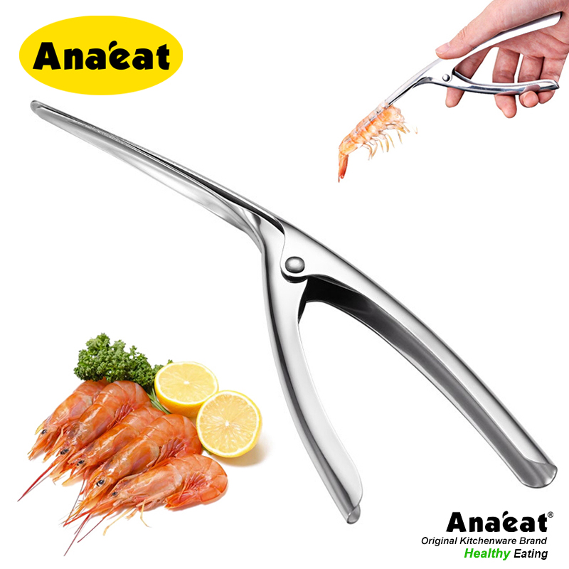 Cây Kẹp Anaeat Hỗ Trợ Bóc Vỏ Tôm Bằng Thép Không Gỉ Bền Bỉ Chất Lượng Cao
