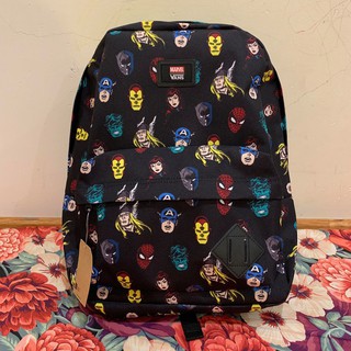 Balo Vans Marvel Head - Black SIÊU ĐẸP XUBL111