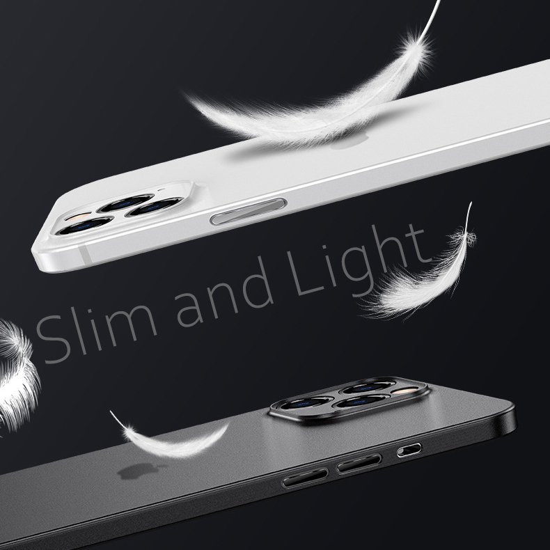 Ốp điện thoại nhám mỏng nhẹ cho iPhone 12 Case 12 Mini Pro Max