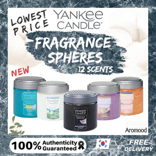 [Yankee Candle] Spheres / Hương thơm của vũ trụ làm mát không khí cho xe ô tô (MIDSUMMER NIGHT / BLACK CHERRY / PINK SANDS / LEMON LAVENDER / CLEAN COTTON / WATER GARDEN / FLUFFY TOWELS / CHERRY BLOSSOM / RED RASPBERRY / CRANBERRY PEAR)
