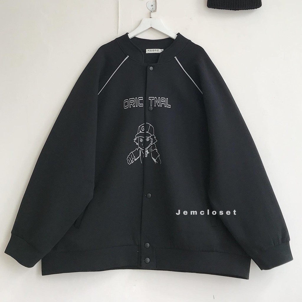 Áo bomber raplang nữ form rộng ORIC - 1948 | BigBuy360 - bigbuy360.vn