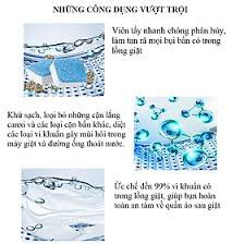 [ hộp 12 Viên vệ sinh lồng máy giặt tẩy rửa khử mùi máy cửa trước ngang trên đứng tại nhà