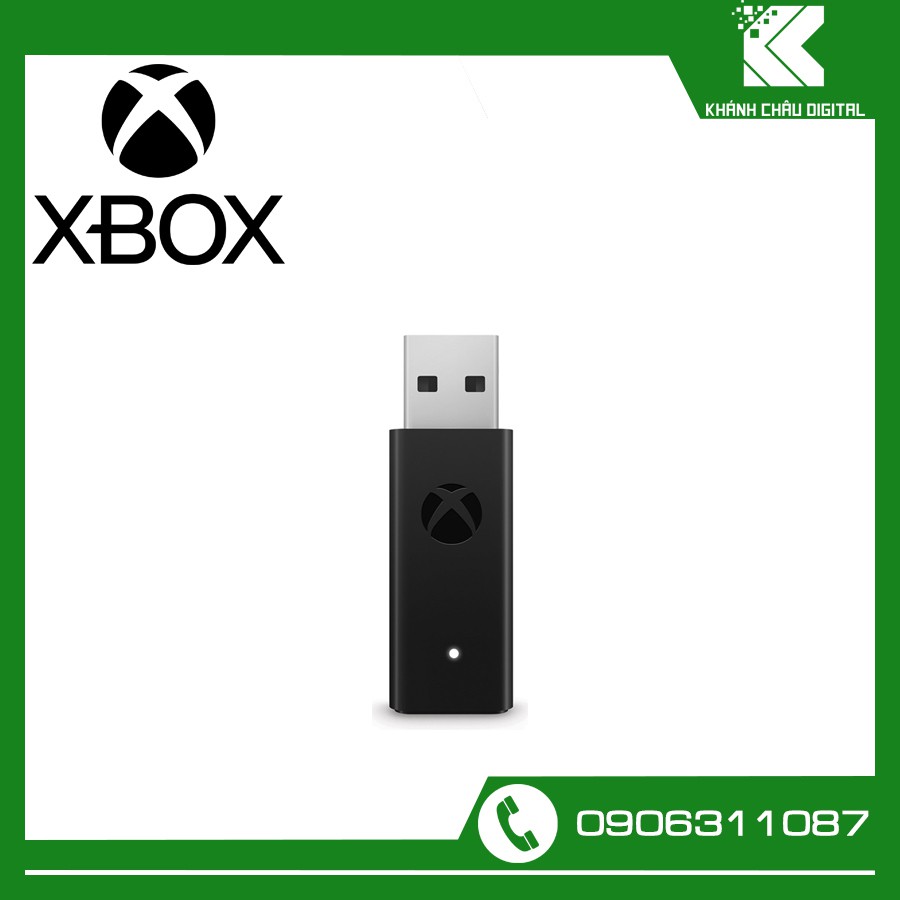 USB Wireless Adapter Receiver cho tay cầm chơi game Xbox One/ Xbox One S/ Xbox Series X/S