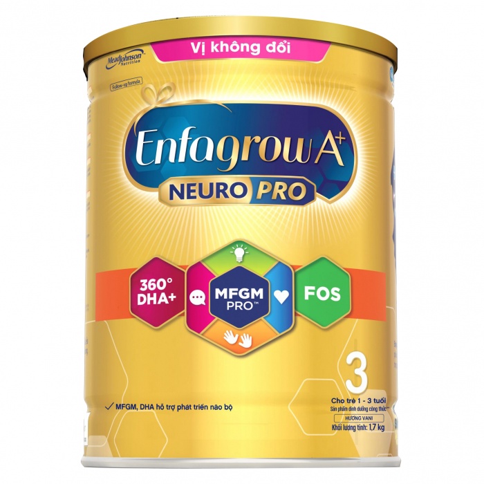 SỮA BỘT ENFA GROW A+ NEUROPRO 3 1.7KG