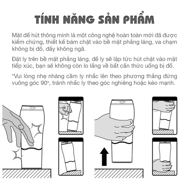 Ly lật đật giữ nhiệt chống đỗ ngã MAGIC TUMBLER - ShopToro - AsiaMart