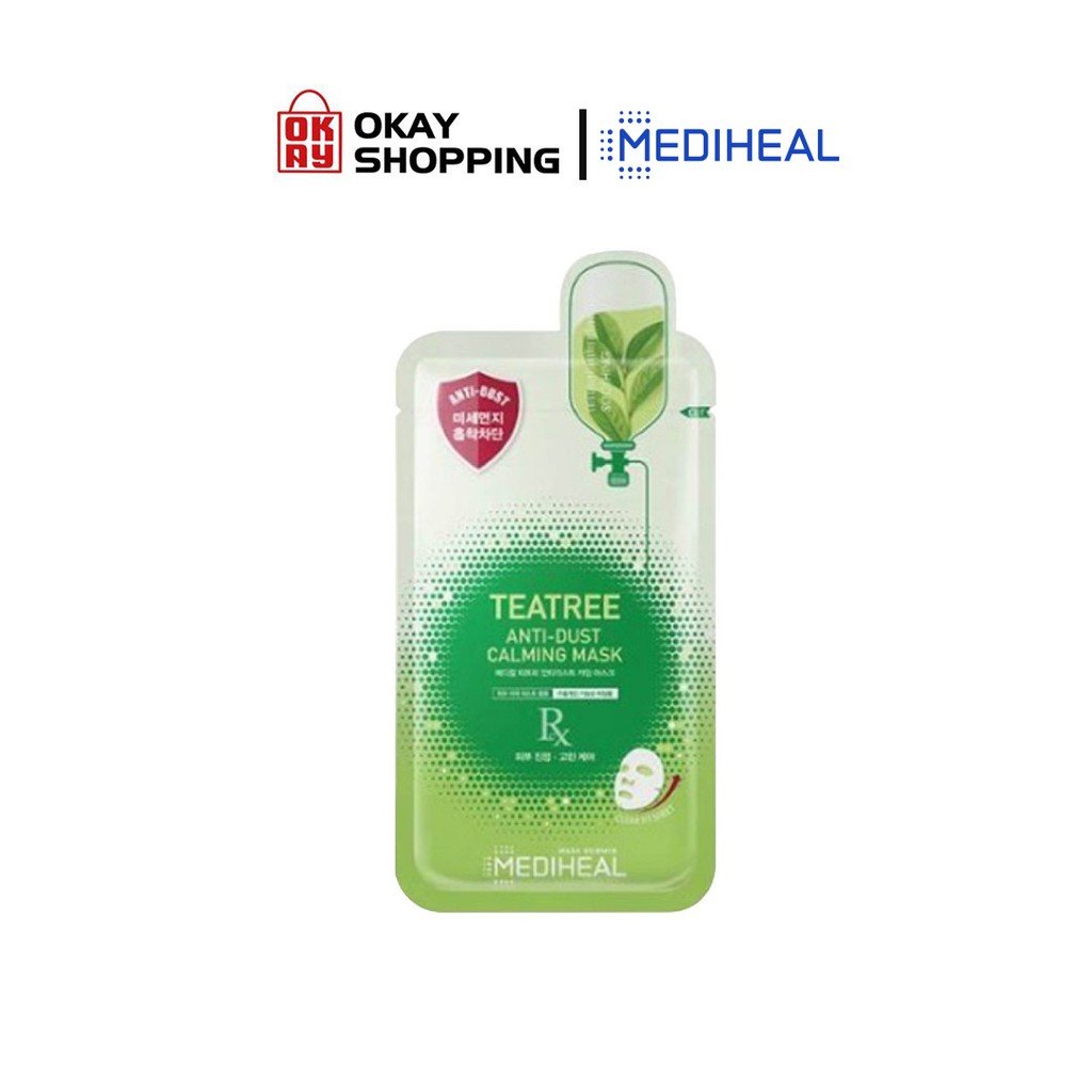 Mặt Nạ Tinh Chất Tràm Trà Mediheal Tea Tree Anti-dust Calming Mask 27ml