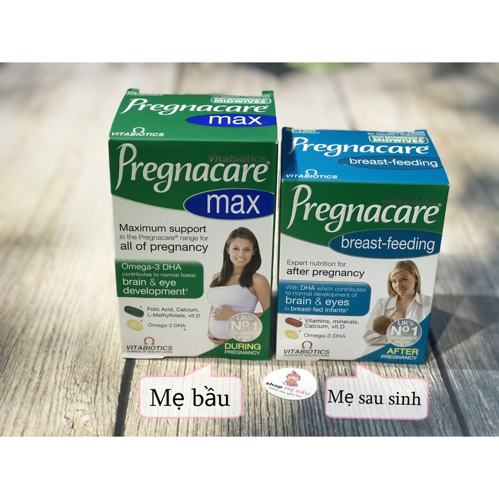 Vitabiotics Pregnacare [UK] Bổ Sung Dưỡng Chất Cho Mẹ - bổ sung vitamin và lợi sữa