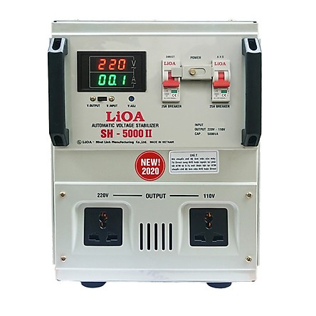 Ổn áp Lioa SH-5000II ( SH - 5kva Thế hệ mới 2020 )