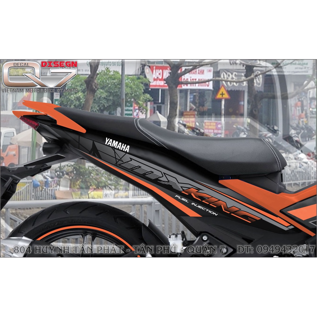 TEM RỜI EXCITER 150 CAM ĐEN