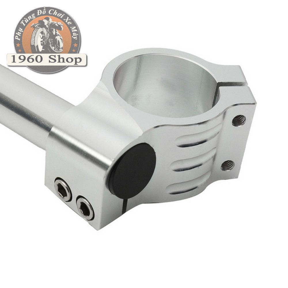 Ghi đông clip on Cafe racer nhôm cnc kích thước cho phuộc 45mm Phù hợp độ Cafe Racer Tracker Win CD 67 Dream CUB