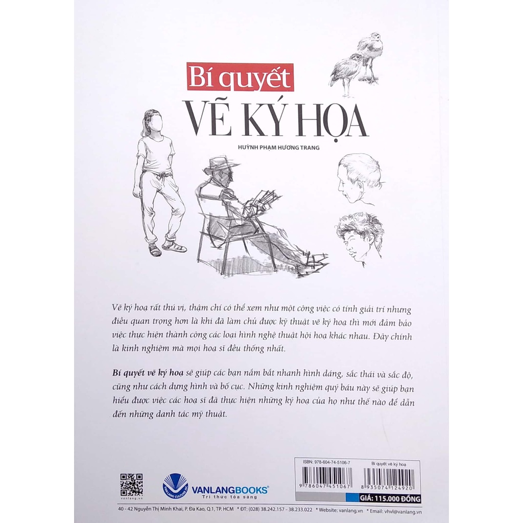 Sách Bí Quyết Vẽ Ký Họa (Tái Bản)