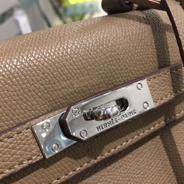 TÚI KELLY SIZE 20 DÁNG CAO TAG BẠC (ảnh tự chụp)