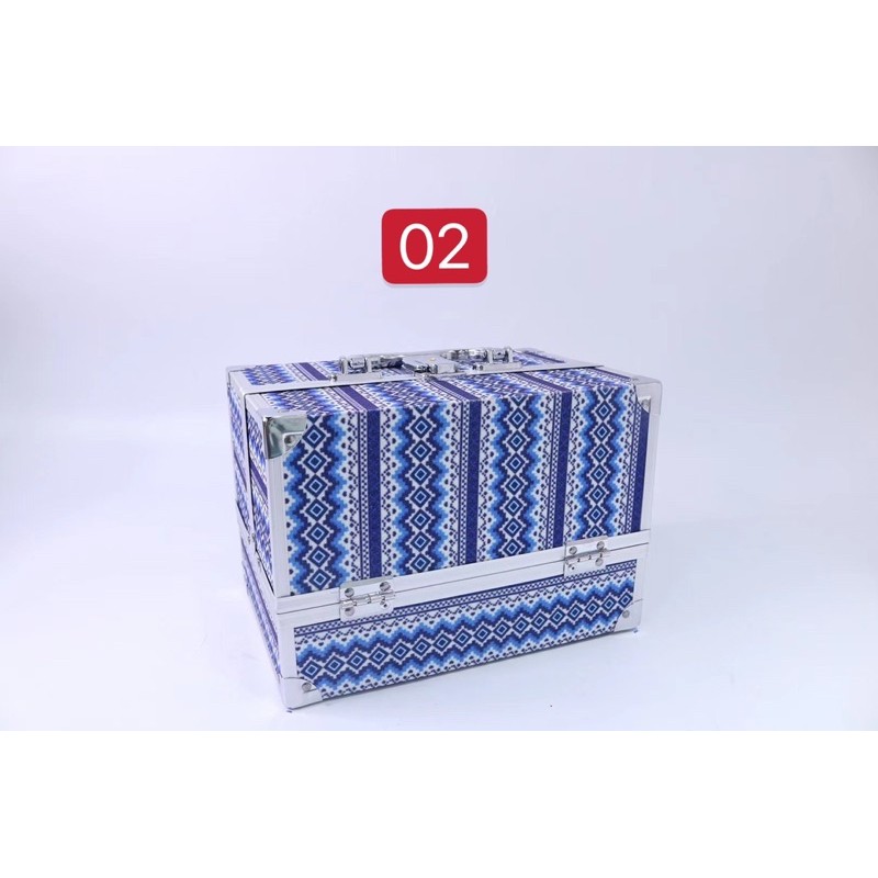 cốp đựng đồ trang điểm mi nail phun xăm nhiều màu