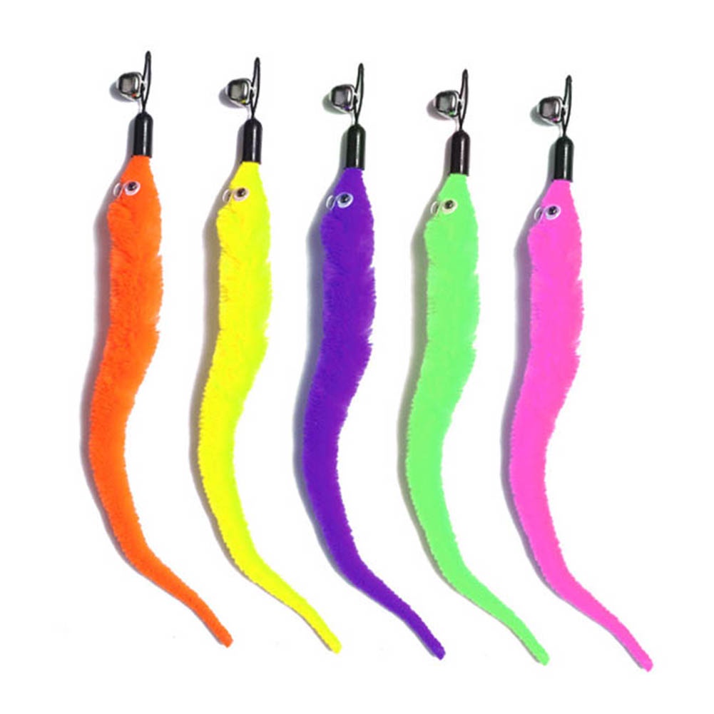 Đồ Chơi Lông Vũ Hình Sâu Dành Cho Mèo Cưng