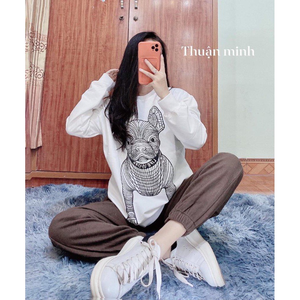 [ Hàng Hót ] Áo Nỉ Dài Tay Hình Thú mới về Siêu Hót | BigBuy360 - bigbuy360.vn