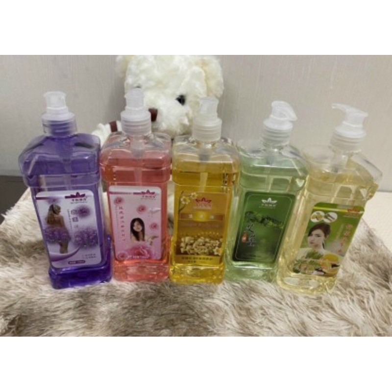 Tinh dầu massage body 750ml mùi gừng, sả chanh, ngải cứu, lavender và hoa hồng giá rẻ