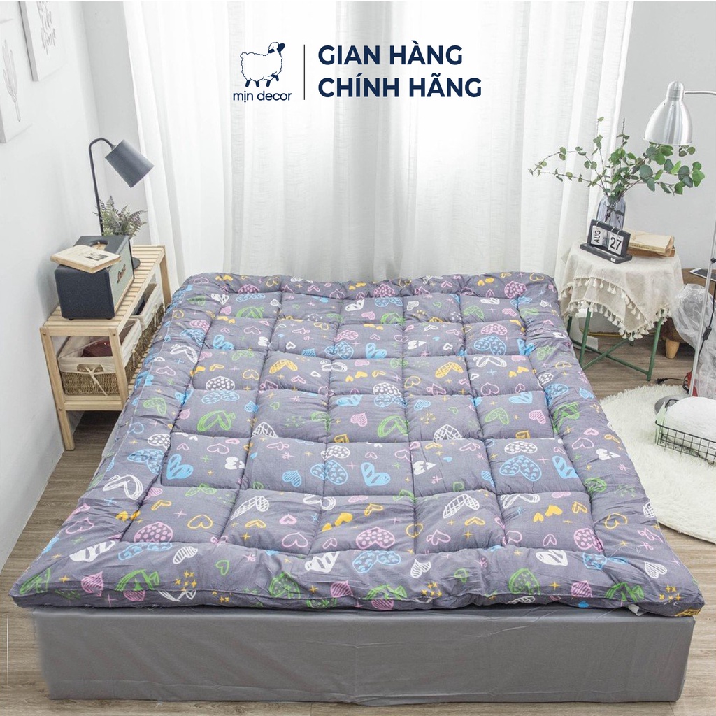 Đệm Topper đa năng Mịn Decor mềm mại thoáng mát cao 10cm