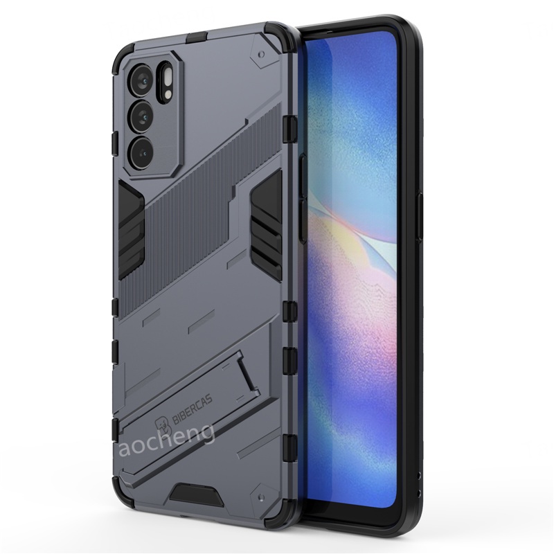 Ốp Điện Thoại Nhựa Cứng Chống Sốc Có Giá Đỡ Bảo Vệ Camera Cho OPPO reno 10 A18 A95 A74 4G Reno 6Z 6 5G Pro Reno6 Z Reno6Z