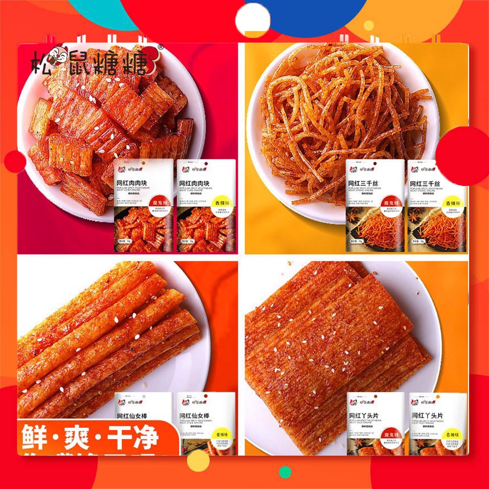 Que Cay Trùng Khánh Tẩm Vị Ăn Vặt Siêu Ngon - Gói 70gr