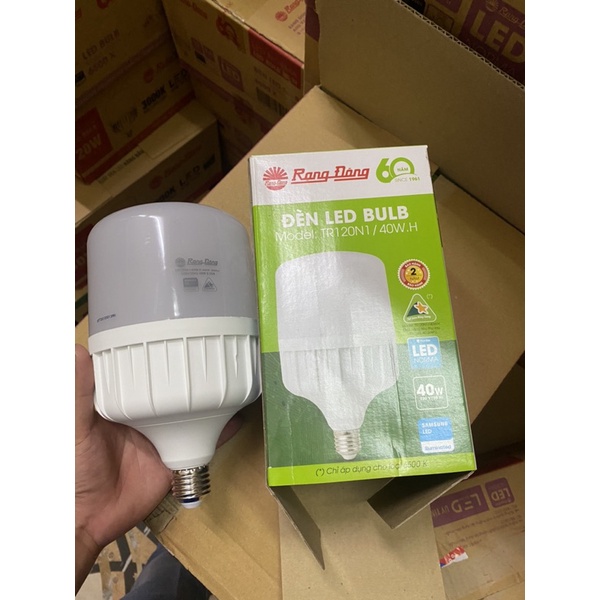 ✐✈Bóng đèn LED BULB Trụ Rạng Đông _ từ 20W đến 80w ánh sáng trắng và vàng