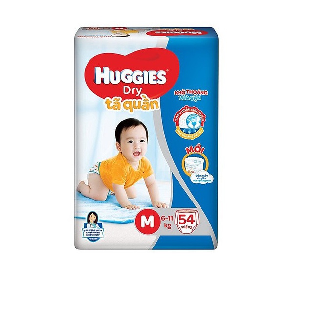 [Tặng 1 gói regular] Tã quần Huggies Pant Big Jumbo M54/L48/XL42